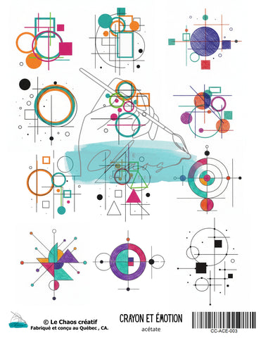 Le Chaos Créatif Crayons et émotions, acétate
