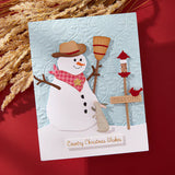 Spellbinders Country Christmas 3D Embossing Folder from the Country Christmas Collection by Annie Williams