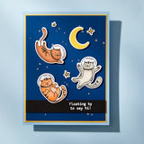 Spellbinders Space Friends Stamp & Die Bundle by Simon Hurley