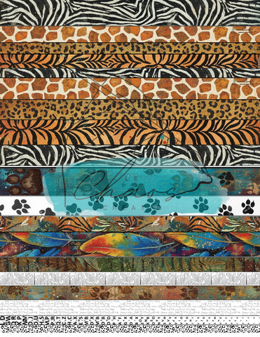 Le Chaos Créatif L'art d'être bête, page de washi tape