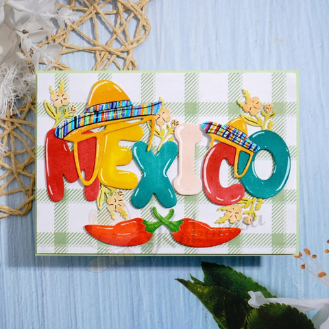 Kokorosa Metal Cutting Dies with Mexico Word
