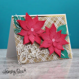 Honey Bee Lovely Layers: Poinsettia - Dies