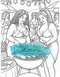 Le Chaos Créatif Coloriage Soleil et plage