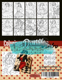 Le Chaos Créatif Coloriage Danse Rétro