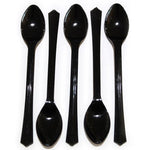 Art Institute Glitter Elegant Black Spoons (For Glitter)