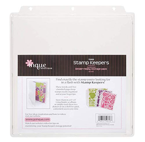 Inque Boutique Stamp Keepers - Clear - 12 x 12 inches