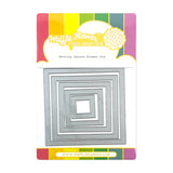Waffle Flower Nesting Square Frames Die