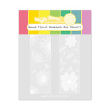 WAFFLE FLOWER X NINA YANG Round Floral Bookmark Duo Stencil