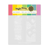 Waffle Flower x Susan Bates Round Bookmark - Book Lover Coloring Stencil