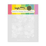 Waffle Flower Butterfly Blossom Coloring Stencil