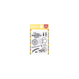 Waffle Flower Postage Collage Birthday Stamp Set