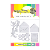 Waffle Flower x Galina Filippenko Postage Collage Mini Seals Die