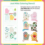 WAFFLE FLOWER X GALINA FILIPPENKO Just Mitts Coloring Stencil