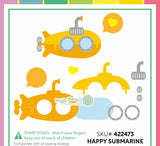 Waffle Flower Happy Submarine Die