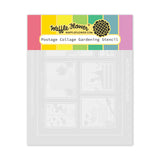 Waffle Flower Postage Collage Gardening Stencil