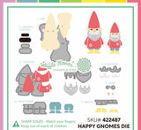 Waffle Flower Happy Gnomes Die