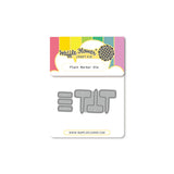 Waffle Flower Plant Marker Die