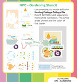 Waffle Flower NPC - Gardening Stencil