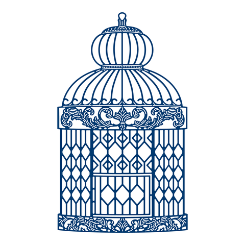 Tattered Lace Ornate Vintage Birdcage Die Set