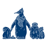 Tattered Lace Mother and Baby Penguins Die Set