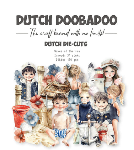Dutch Doobadoo -  Collage Die-Cuts Waves Of The Sea