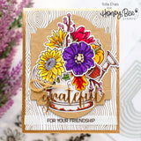 Honey Bee Stamps Garden Harvest Florals - 6x6 Stamp Set