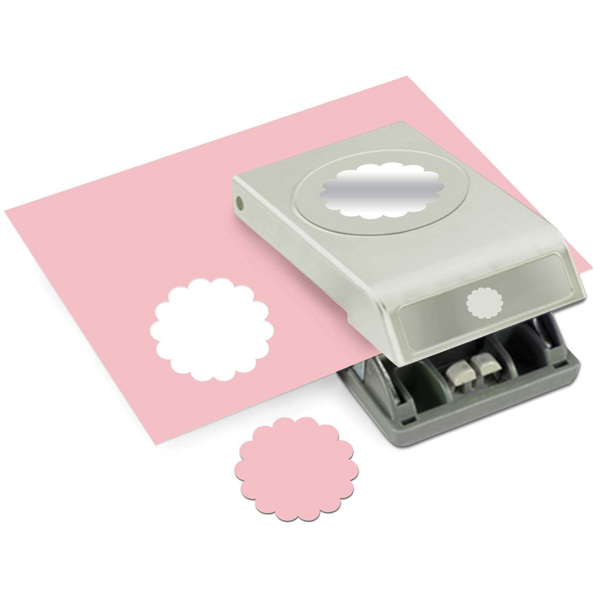 EK Success Large Punch Scalloped Circle 2