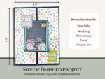 CrafTreat Scrapbook Blank Precut Album Base - Gate Fold Folio - White