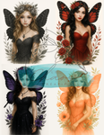 Le Chaos Créatif- album collage- Les Fées du collage – Les papillons, Vol. 3