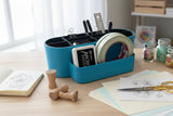 Ink Station Wide Desk Organizer: Gray / Black