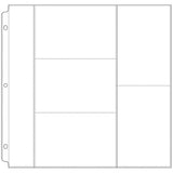 We R Ring Photo Sleeves 12"X12" 10/Pkg (3) 4"X6" & (2) 6"X4" Pockets