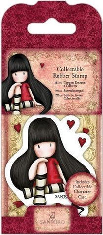 Gorjuss: Collectable Mini Rubber Stamp - Santoro - No. 21 The Collector
