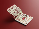 Scrapbook Resource Co – 7 x 6 Inches Paper Pad - The Diner