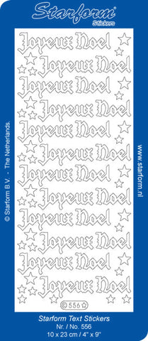 Starform Deco Stickers - Joyeux Noel Gold (Or)