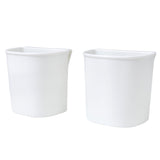 We R A La Cart Small Hanging Cups 2/Pkg White