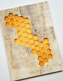 Birch Press Honeycomb Cut Out