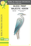 Birch Press Block Print Majestic Heron