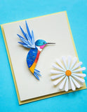 Birch Press Block Print Flashy Hummingbird
