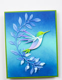 Birch Press Block Print Soaring Hummingbird