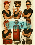 Le Chaos Créatif- album collage- Rebelles, rétro avec de l’attitude, vol. 1