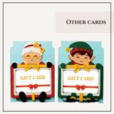 CrafTreat Gift Card Holder Cards - Santa Family