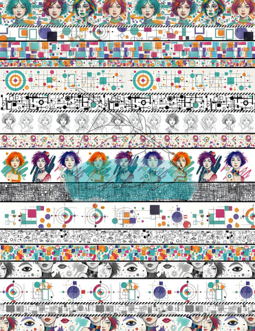 Le Chaos Créatif Crayons et émotions, washi tape