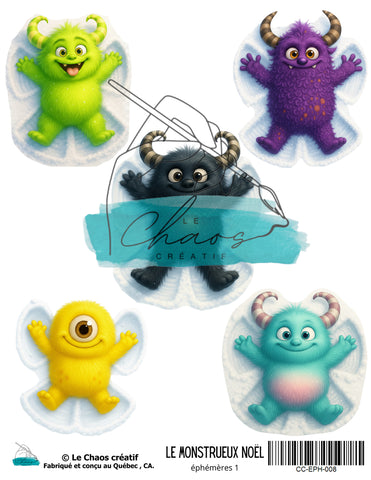 Le Chaos Créatif Le Monstrueux Noël, éphémères 1