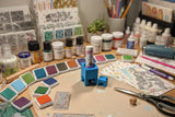Ink Station Glue Inserts for Sticky Station: Black / Plastic