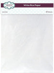 Creative Expressions Rice Paper 8"X12" 10/Pkg White