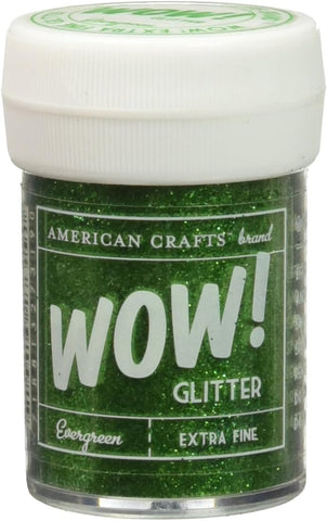 Wow! Extra Fine Glitter 1oz- Evergreen