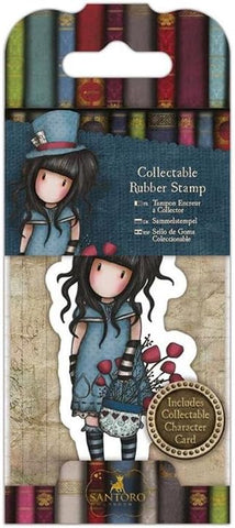 Santoro Collectable Mini Rubber Stamp  No 9 The Hatter