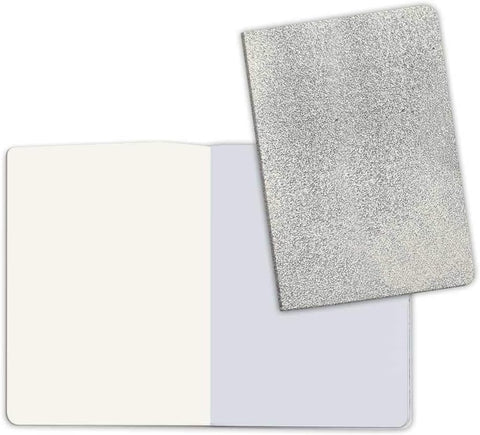 Stamperia A5 Notebook with Stone paper Silver