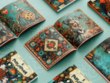 Scrapbook Resource Co – 7 x 6 Inches Paper Pad - Wonderland 5