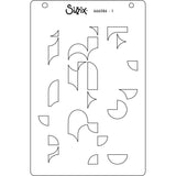Sizzix  - A6 Layered Stencils 4PK Cosmopolitan, Around the Block by Stacey Park